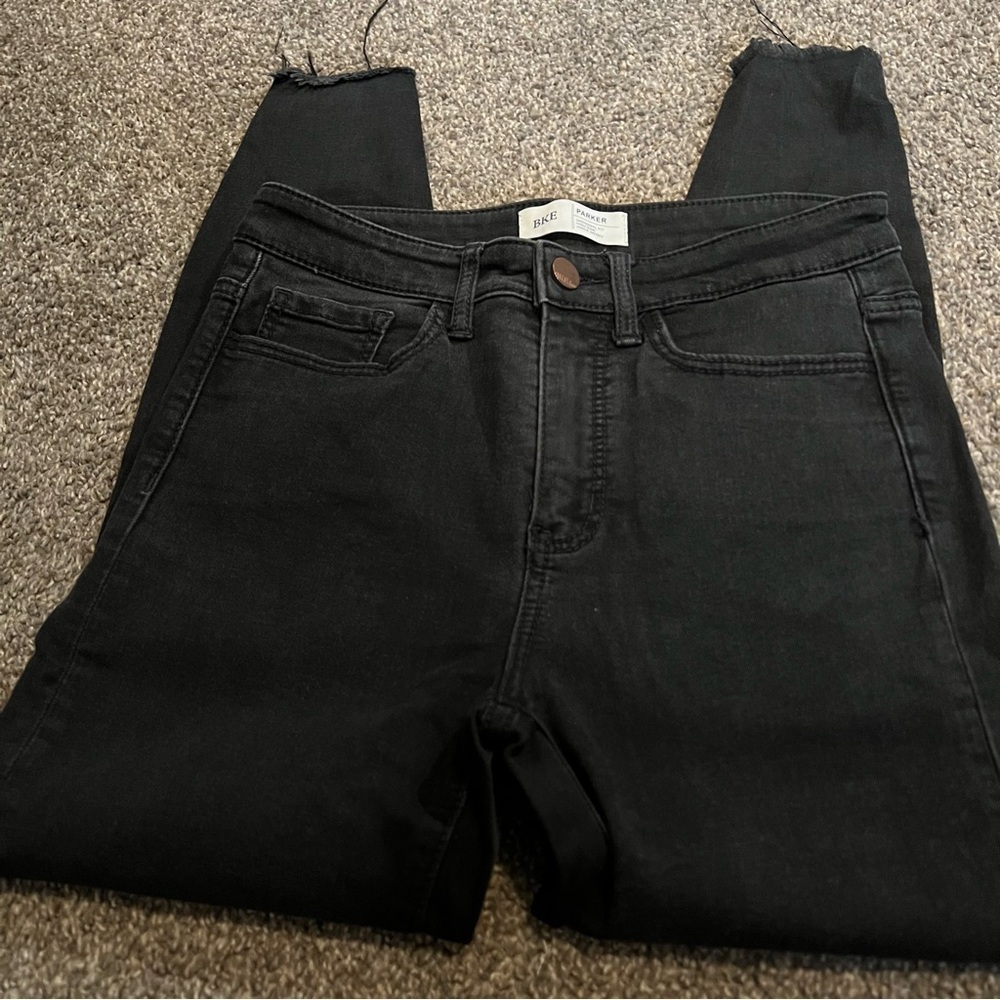 BKE Parker Universal Black High Rise Ankle Skinny size 24